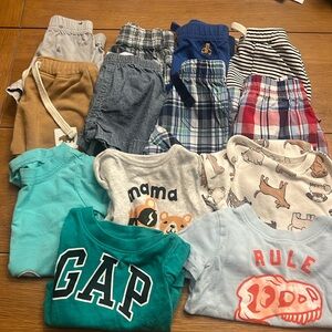 Bundle of infant boys 0-3 months clothes
